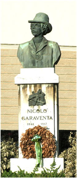 Busto in bronzo di Nicol Garaventa