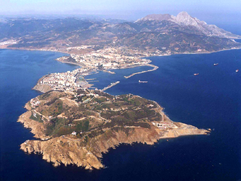 Veduta della citt di CEUTA