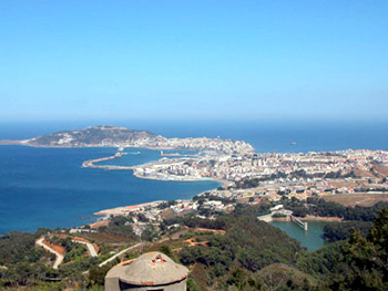 Veduta della citt di CEUTA