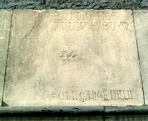 EPIGRAFE di lastra tombale