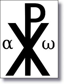 Simbolo del MONOGRAMMA DI CRISTO o CHI-RHO